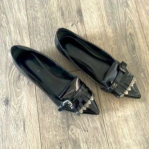 Nine West Black Flats